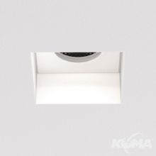 Trimless square fixed 1 x 6W max led GU10 IP20 matowy biały